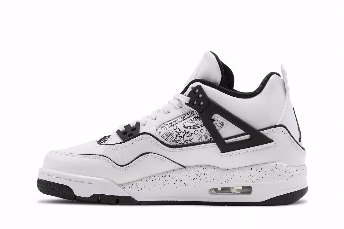 Air Jordan 4 GS DIY, view 4