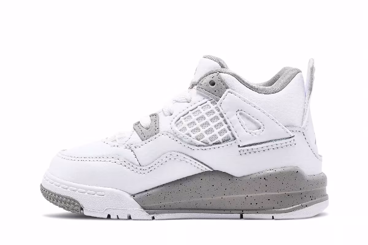 Air Jordan 4 TD White Oreo, view 4
