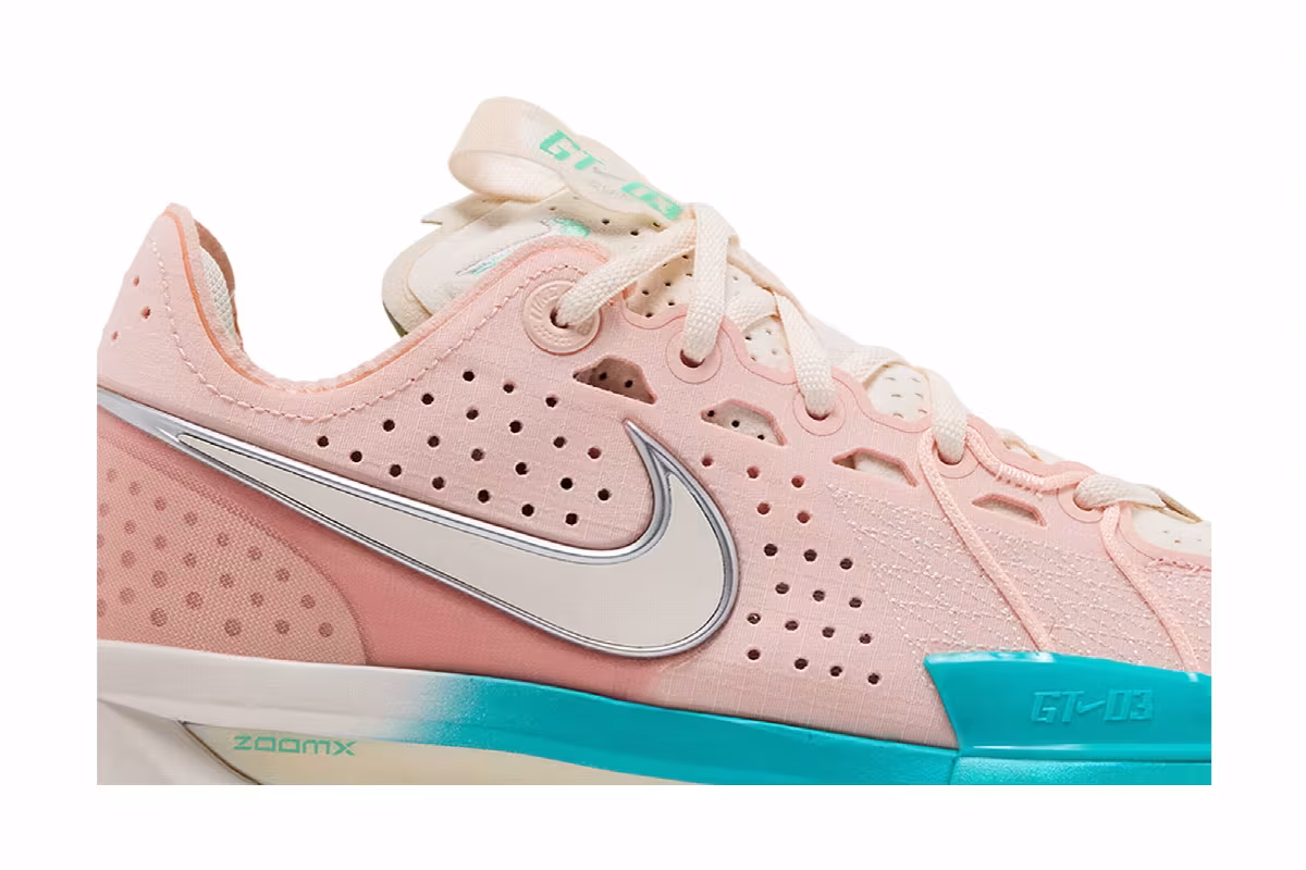 Nike Air Zoom GT Cut 3 EP Washed Coral Dusty Cactus, view 3