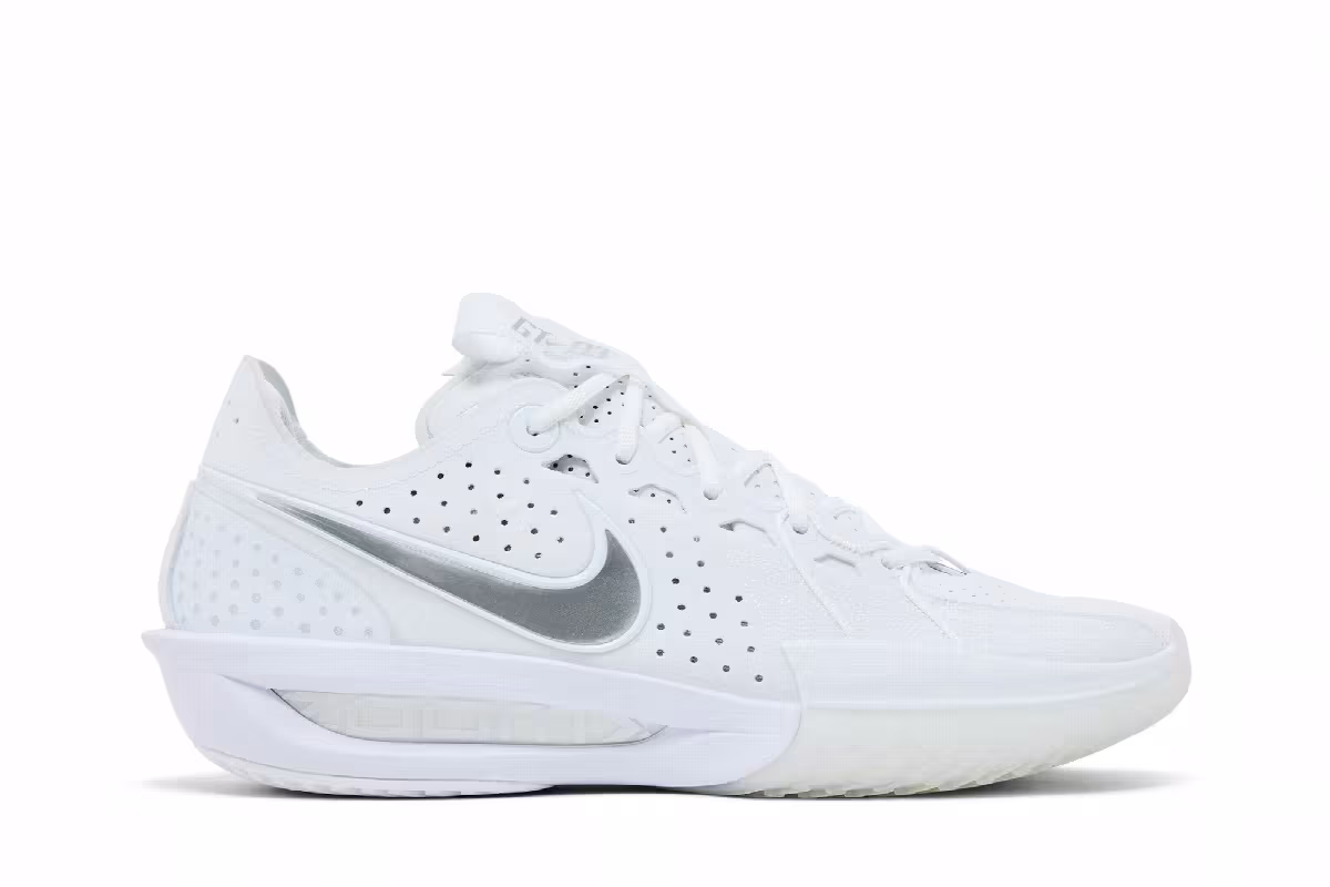 Nike Air Zoom GT Cut 3 White Metallic Silver, view 2