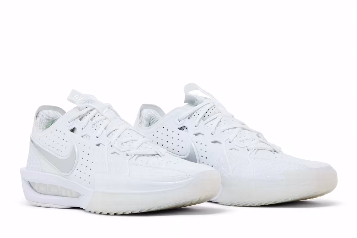 Nike Air Zoom GT Cut 3 White Metallic Silver, view 9