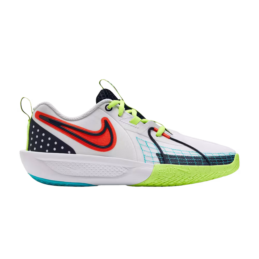 Nike GT Cut 3 SE GS White Obsidian Picante Red