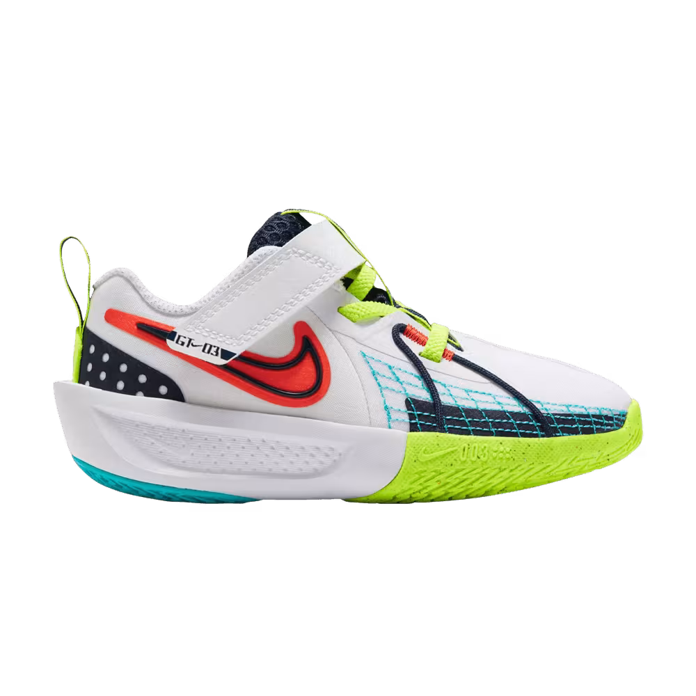 Nike GT Cut 3 SE PS White Obsidian Picante Red