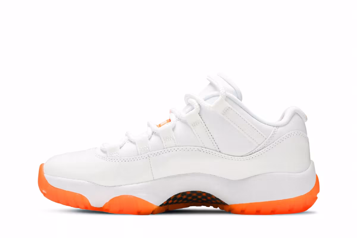 Women's Air Jordan 11 Low Bright Citrus, view 4