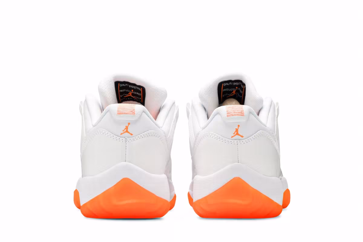 Women's Air Jordan 11 Low Bright Citrus, view 7