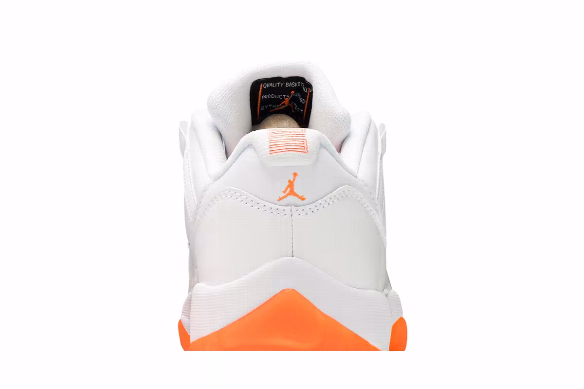 Women's Air Jordan 11 Low Bright Citrus, view 8