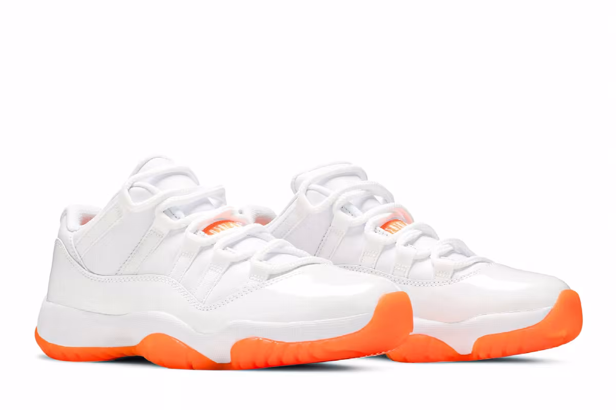 Women's Air Jordan 11 Low Bright Citrus, view 9