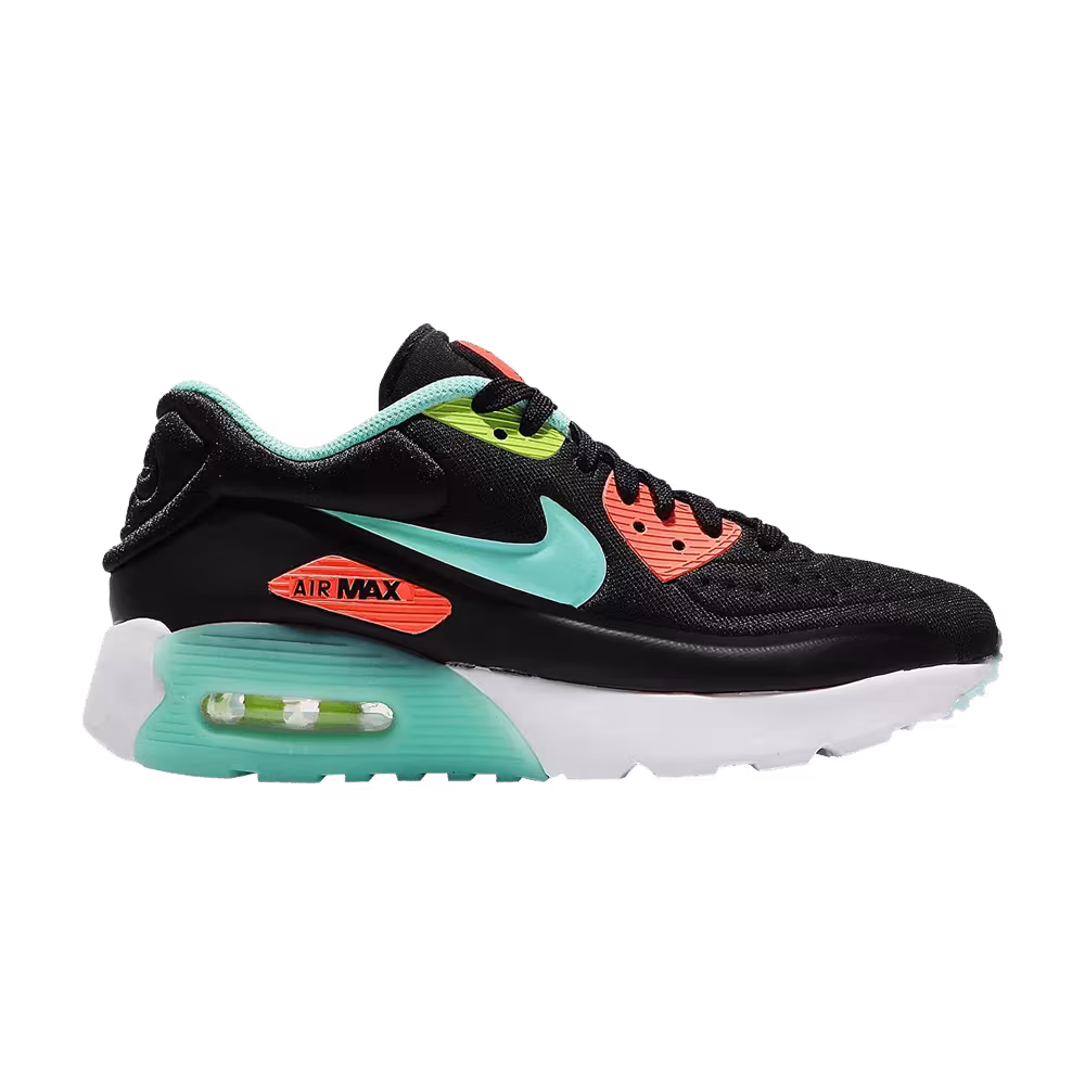 Nike Air Max 90 Ultra SE GS Black Turquoise Bright Mango