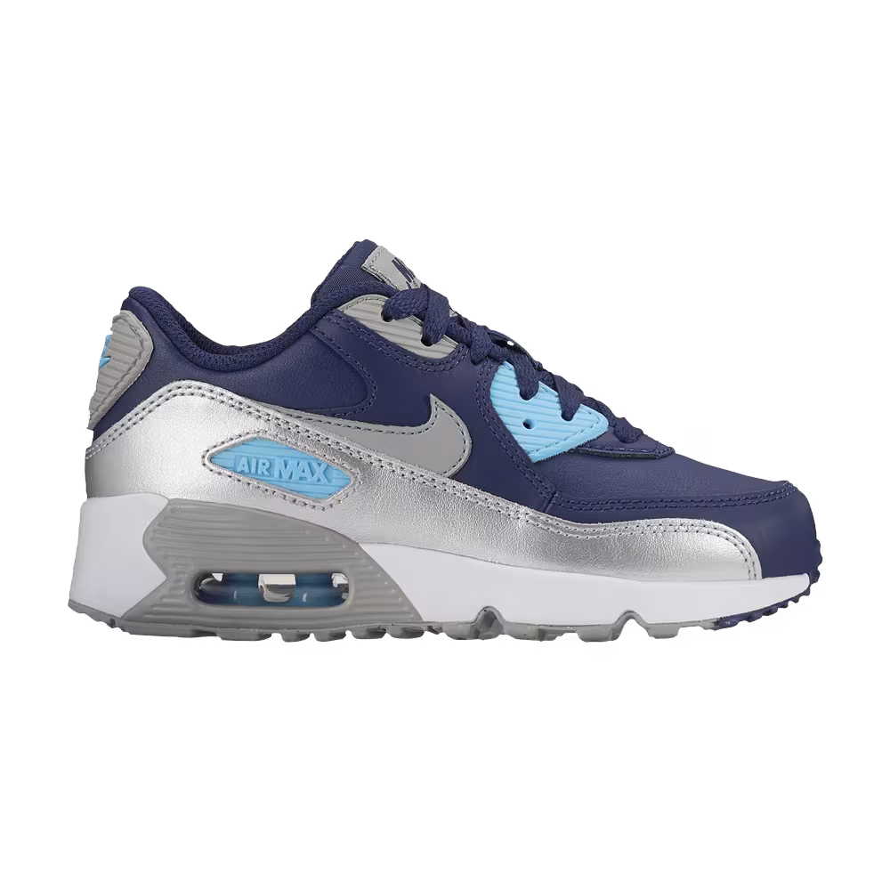 Nike Air Max 90 Leather PS Binary Blue Metallic Silver