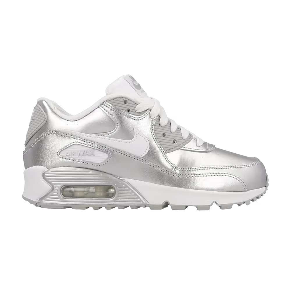 Nike Air Max 90 GS Metallic Silver