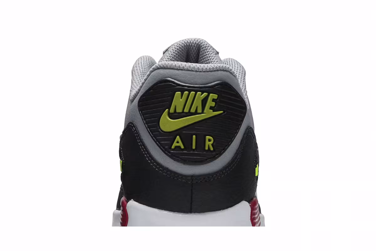 Nike Air Max 90 Leather GS Grey Pink, view 8