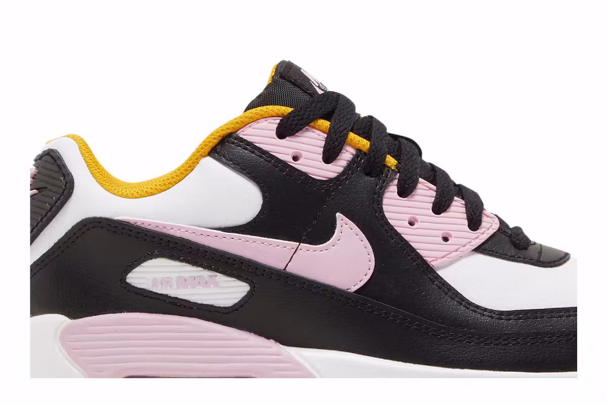 Nike Air Max 90 Leather GS Black Light Arctic Pink, view 3