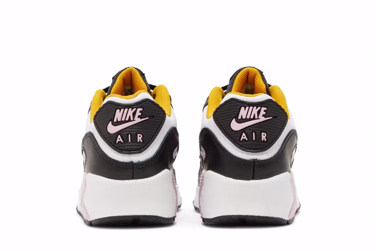 Nike Air Max 90 Leather GS Black Light Arctic Pink, view 7