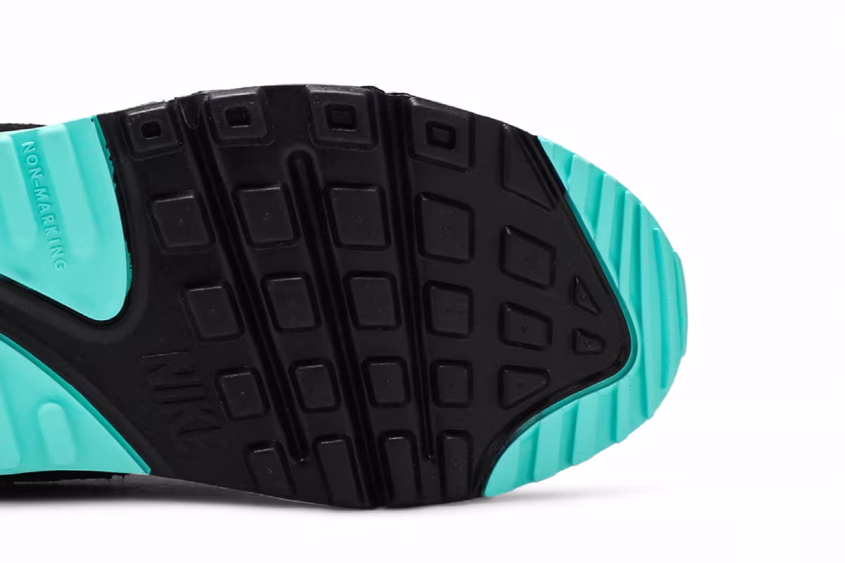 Nike Air Max 90 Leather GS Hyper Turquoise, view 6