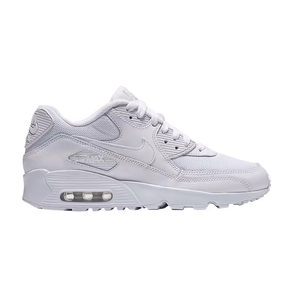 Nike Air Max 90 Mesh GS Triple White