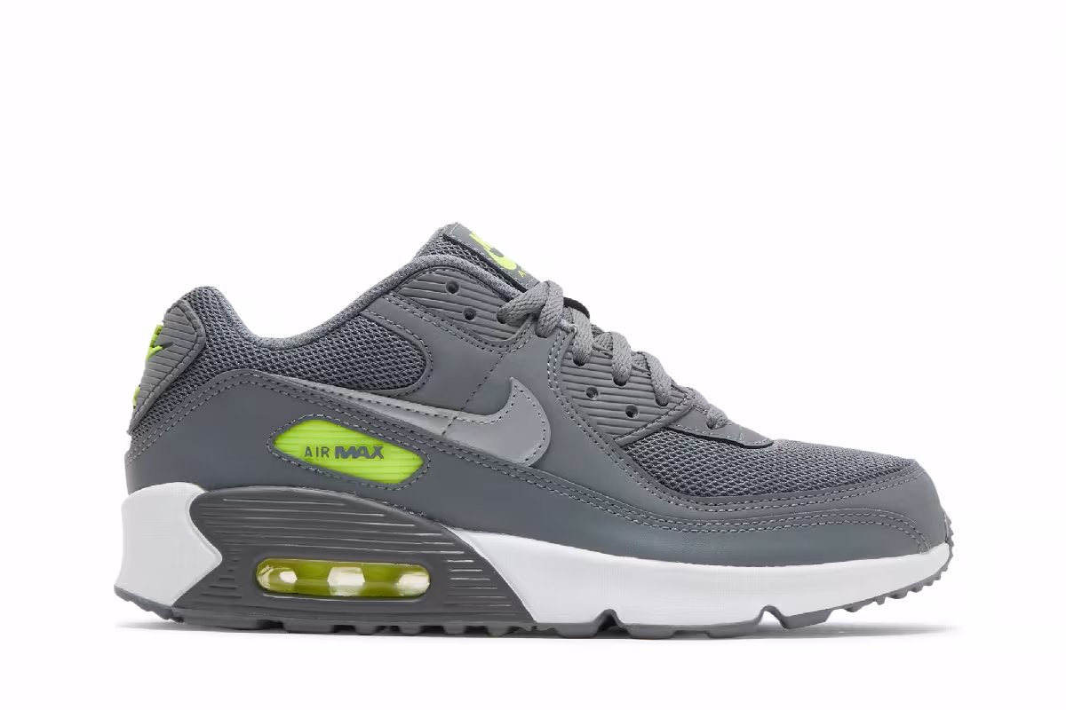 Nike Air Max 90 GS Smoke Grey Volt, view 2