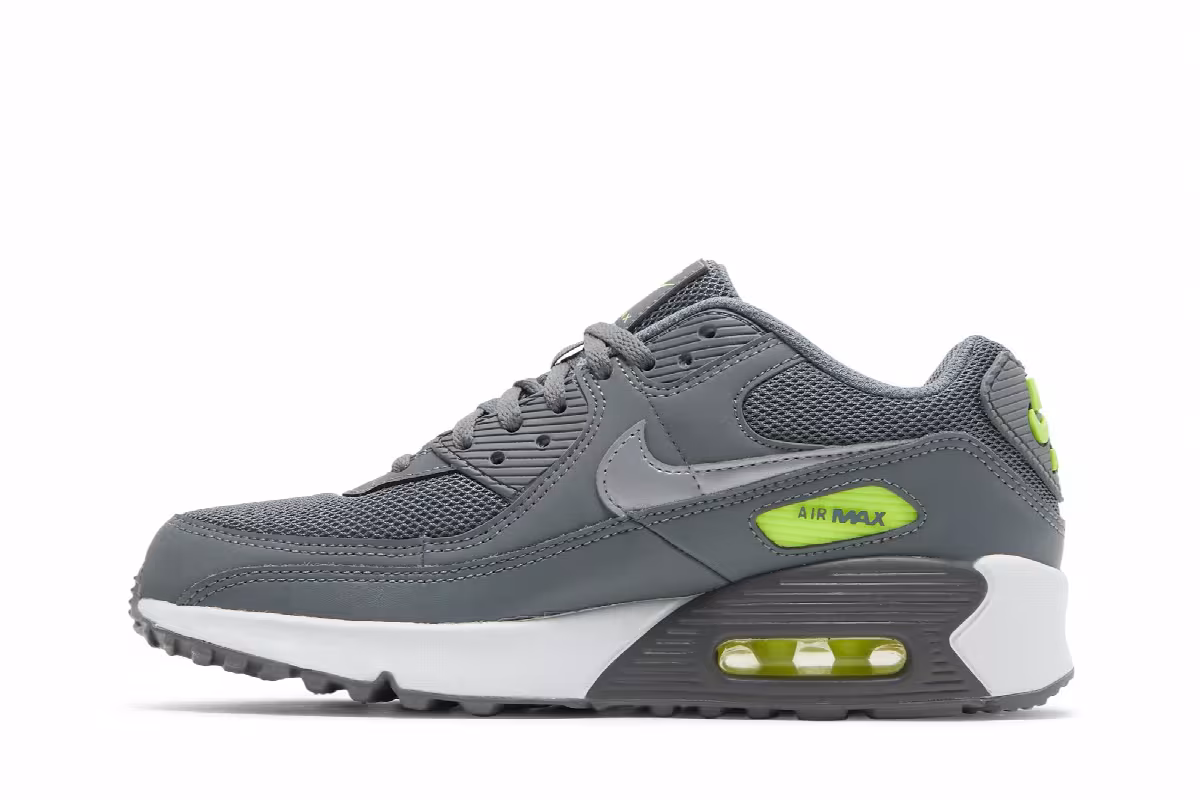 Nike Air Max 90 GS Smoke Grey Volt, view 4