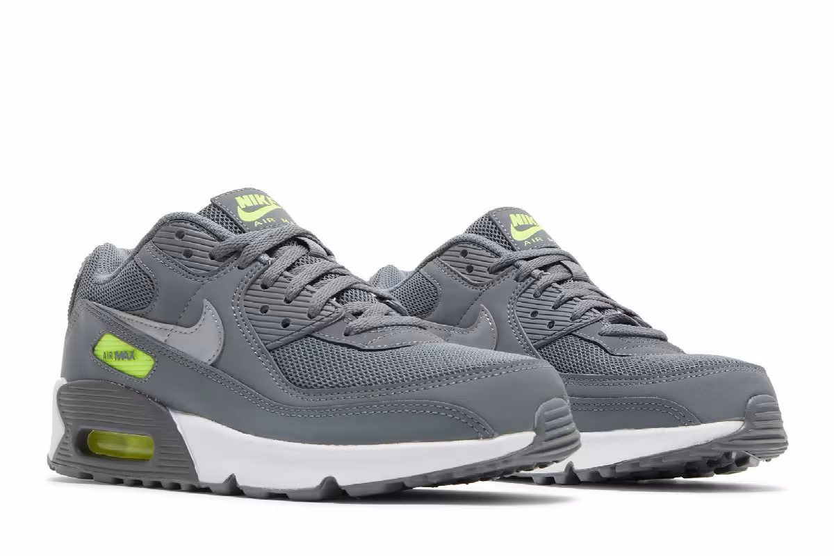 Nike Air Max 90 GS Smoke Grey Volt, view 9
