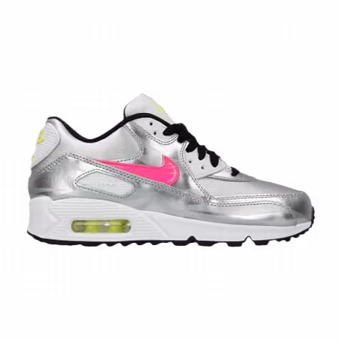 Nike Air Max 90 FB GS 'Metallic Silver Hyper Pink'