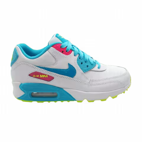 Nike Air Max 90 2007 GS 'White Blue Lagoon'