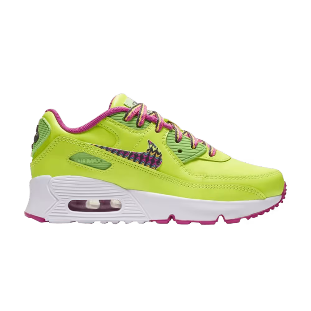 Nike Air Max 90 Leather PS Volt Fire Pink