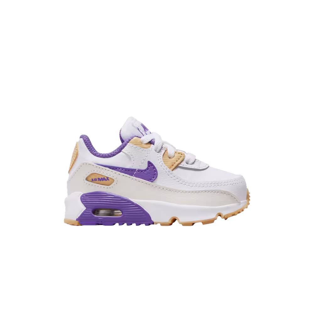 Nike Air Max 90 Leather TD White Action Grape
