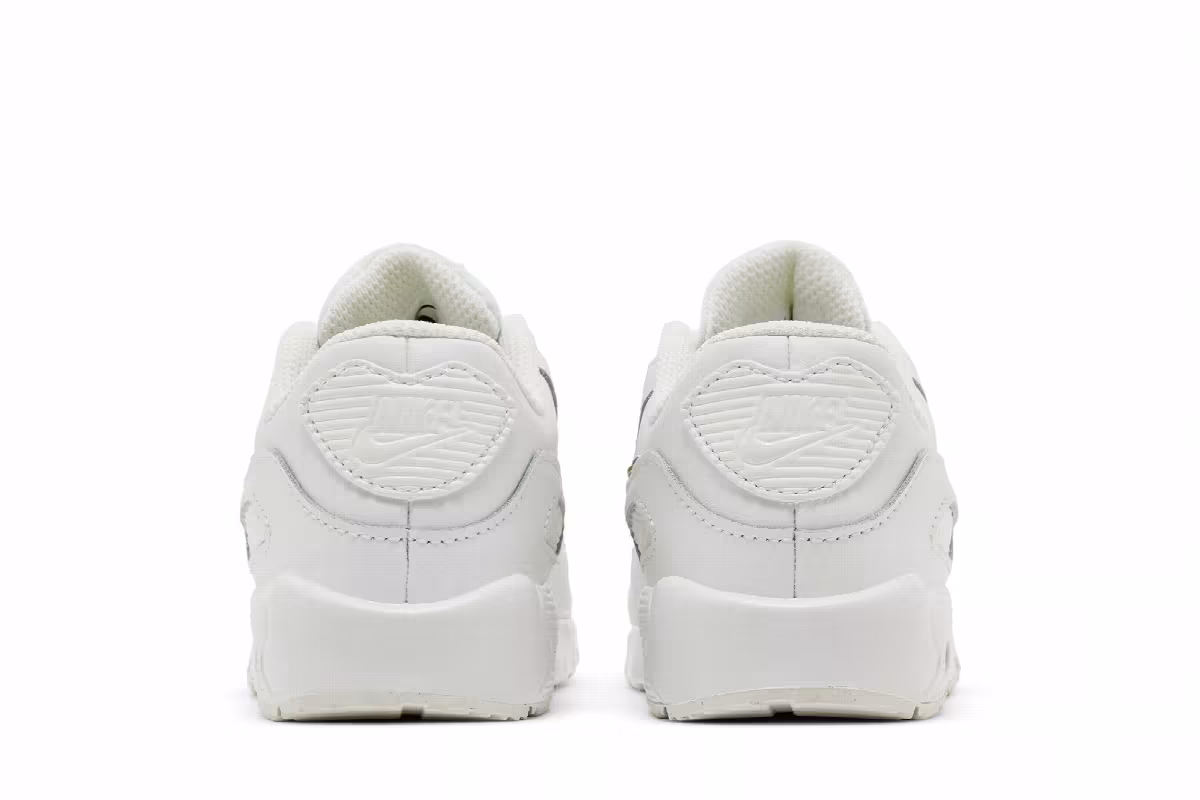 Nike Air Max 90 Leather TD White Metallic Gold Star, view 7