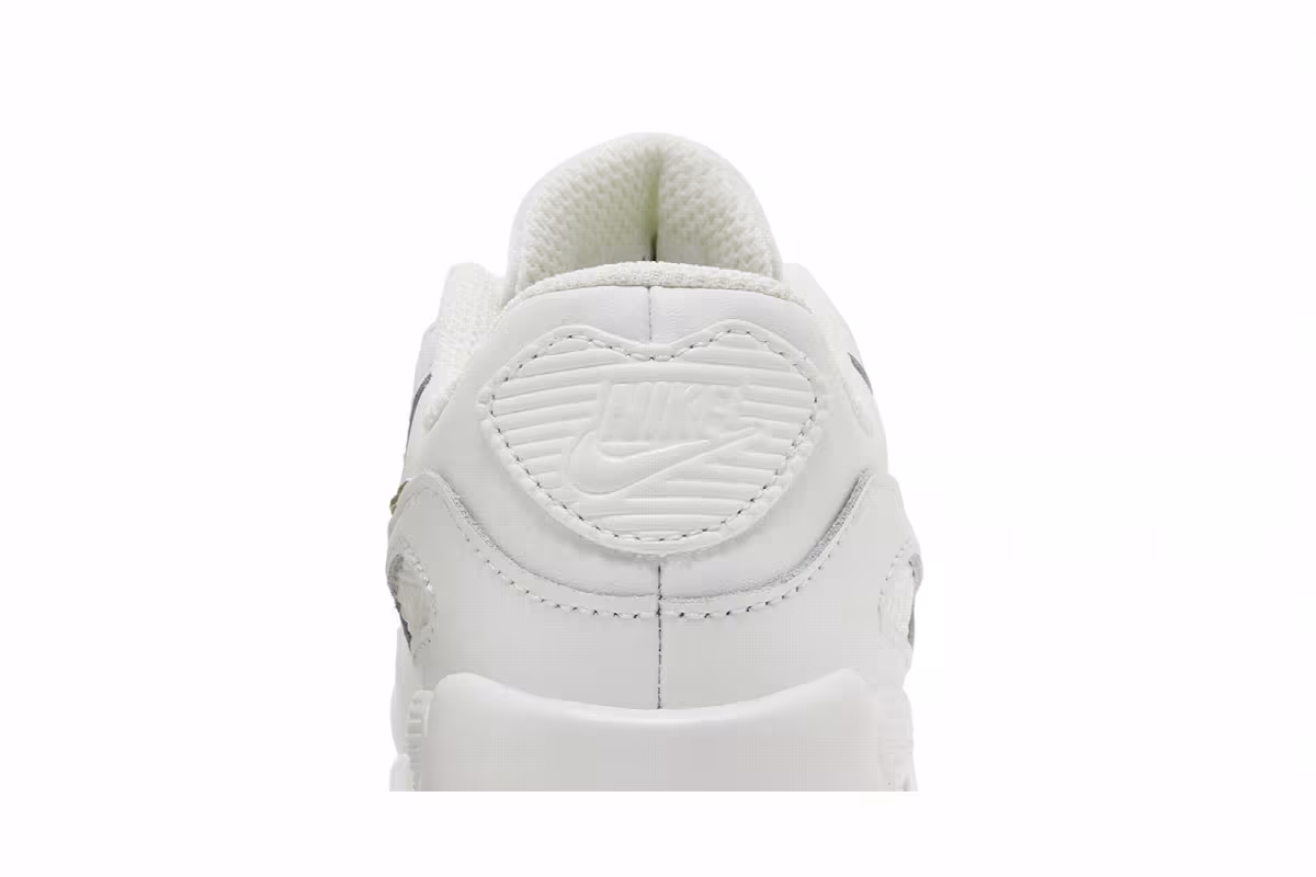 Nike Air Max 90 Leather TD White Metallic Gold Star, view 8
