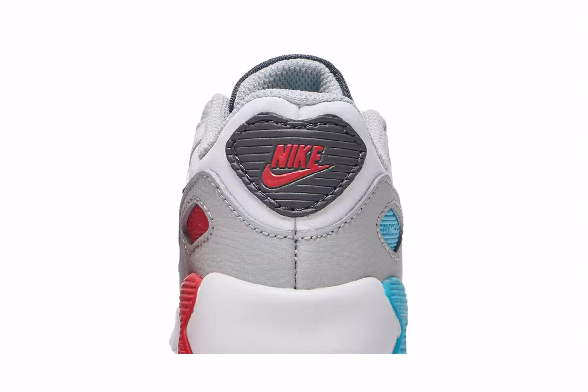 Nike Air Max 90 TD White Chlorine Blue, view 8