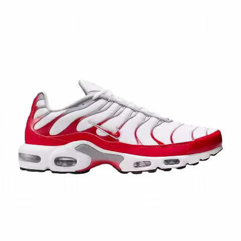 Nike Air Max Plus 'White University Red Wolf Grey'