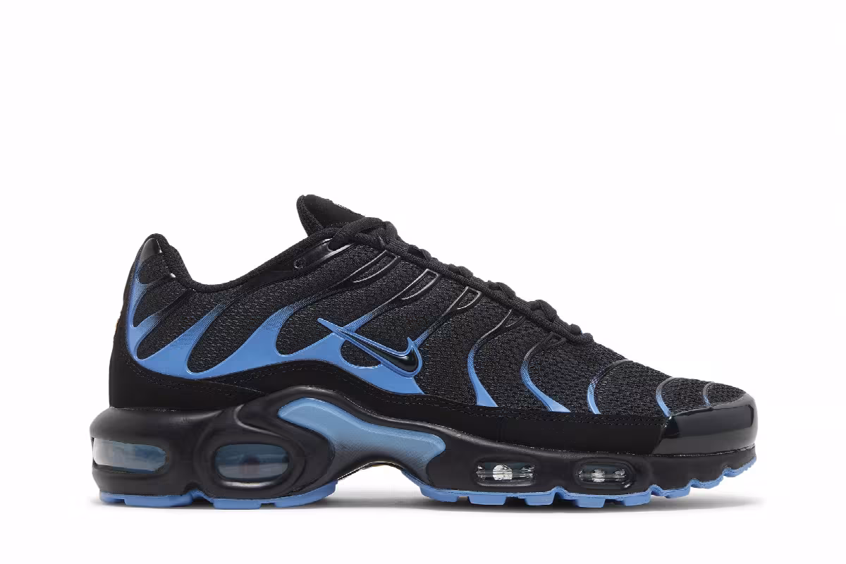 Nike Air Max Plus Black University Blue, view 2