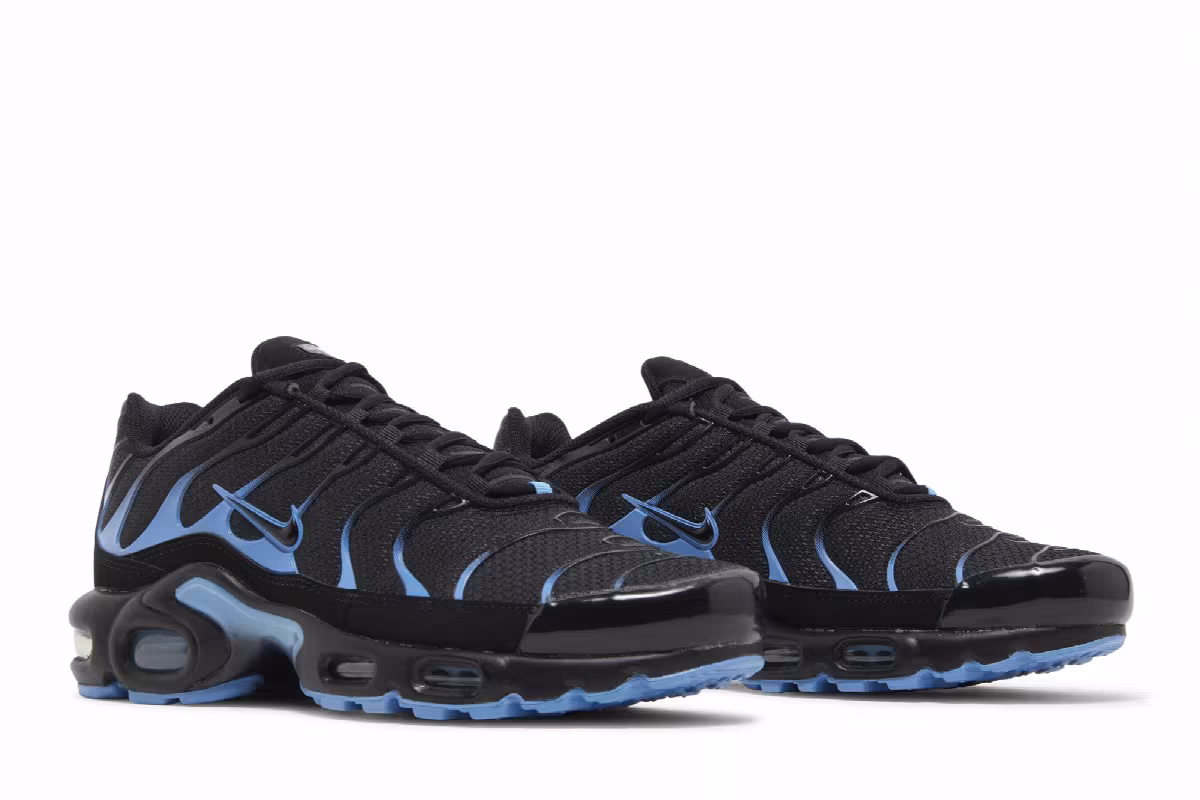Nike Air Max Plus Black University Blue, view 9