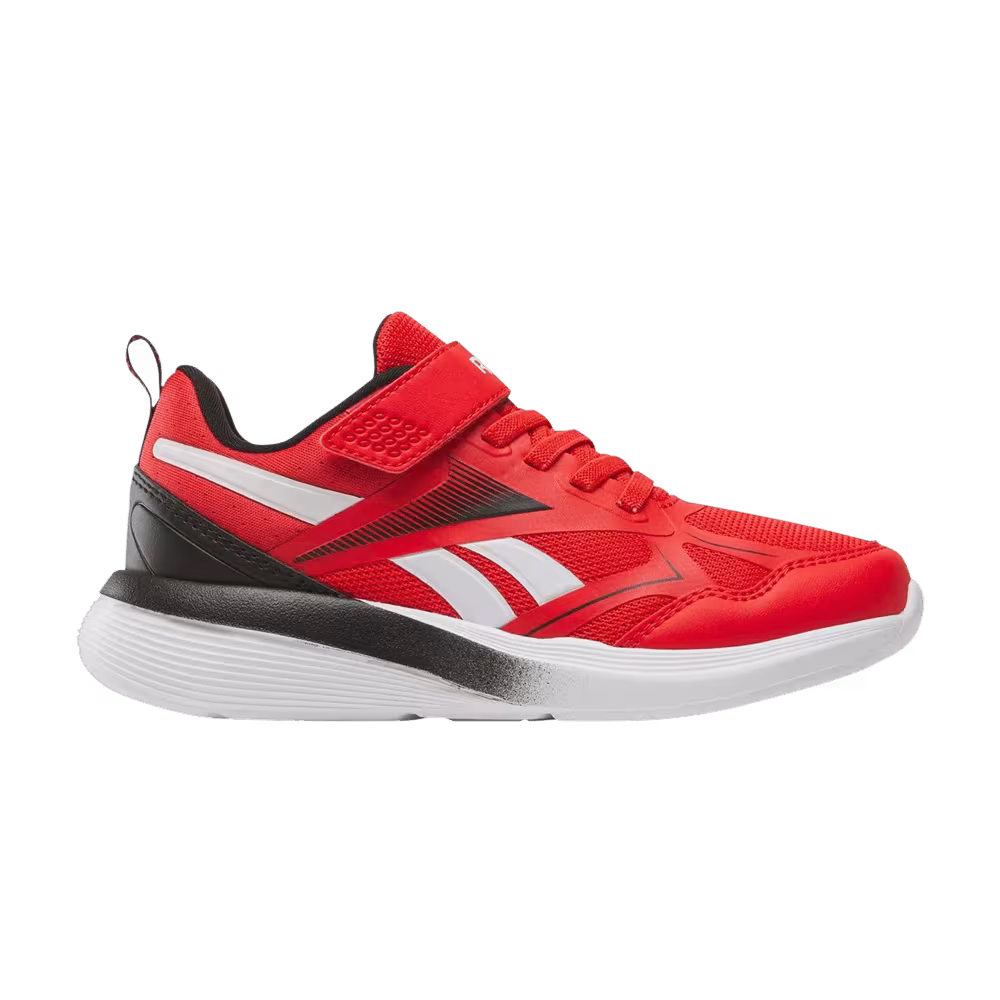 Reebok Rush Runner 6.0 Elastic Lace Top Strap Little Kid Rival Red