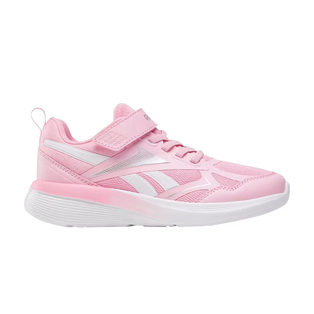 Reebok Rush Runner 6.0 Elastic Lace Top Strap Little Kid Expressive Pink