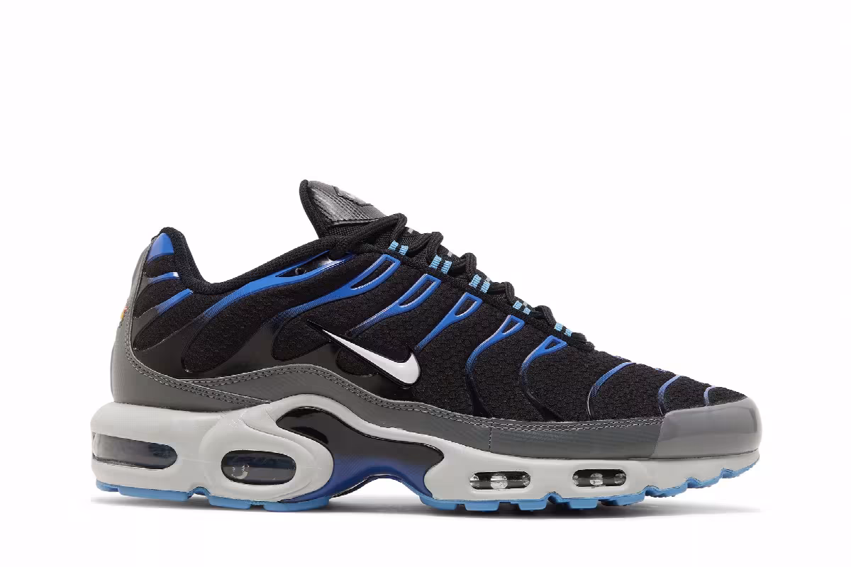Nike Air Max Plus Black Royal Blue, view 2