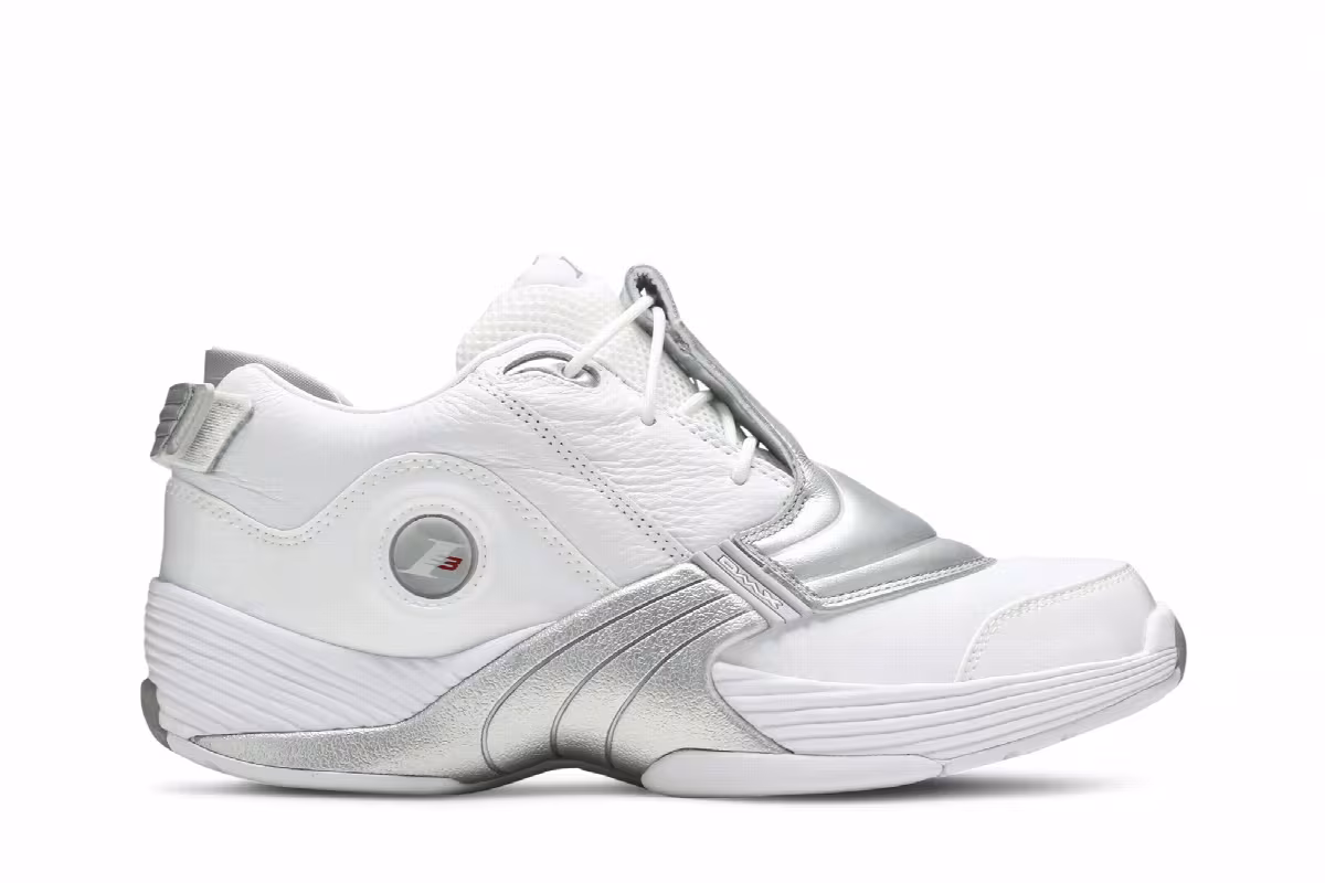Reebok Answer 5 OG Metallic Silver, view 2