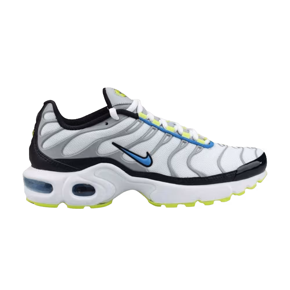Nike Air Max Plus GS White Photo Blue Cyber
