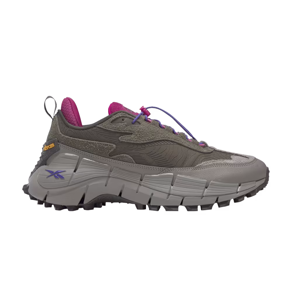 Reebok Zig Kinetica 2.5 Edge Army Green Pink