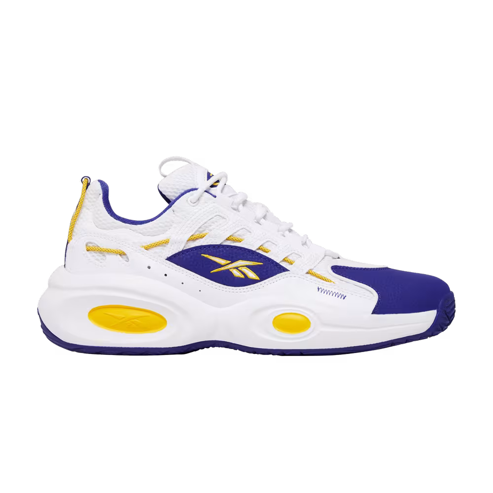 Reebok Solution Mid White Purple Gold