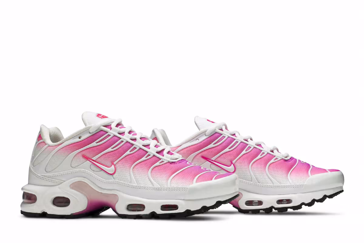 Nike Women's Air Max Plus Pink Fade, view 9