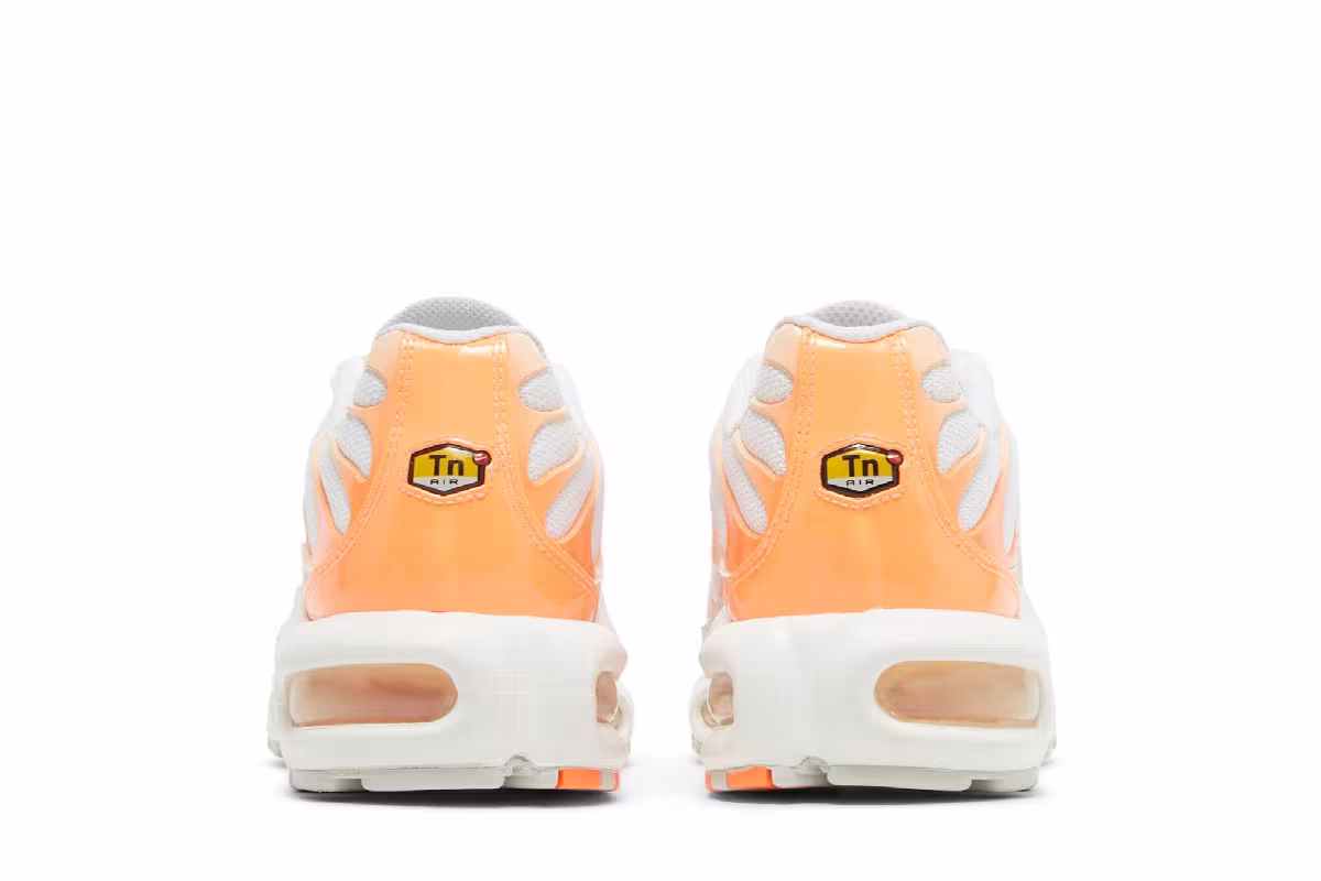 Nike Women's Air Max Plus White Atomic Orange, view 7