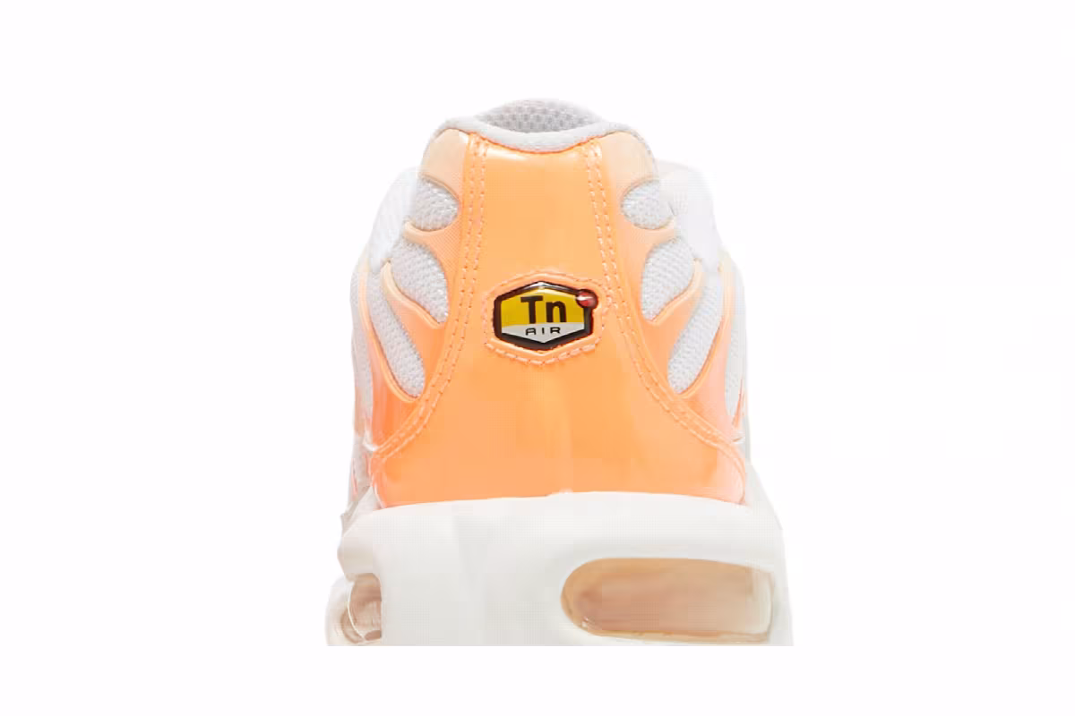 Nike Women's Air Max Plus White Atomic Orange, view 8