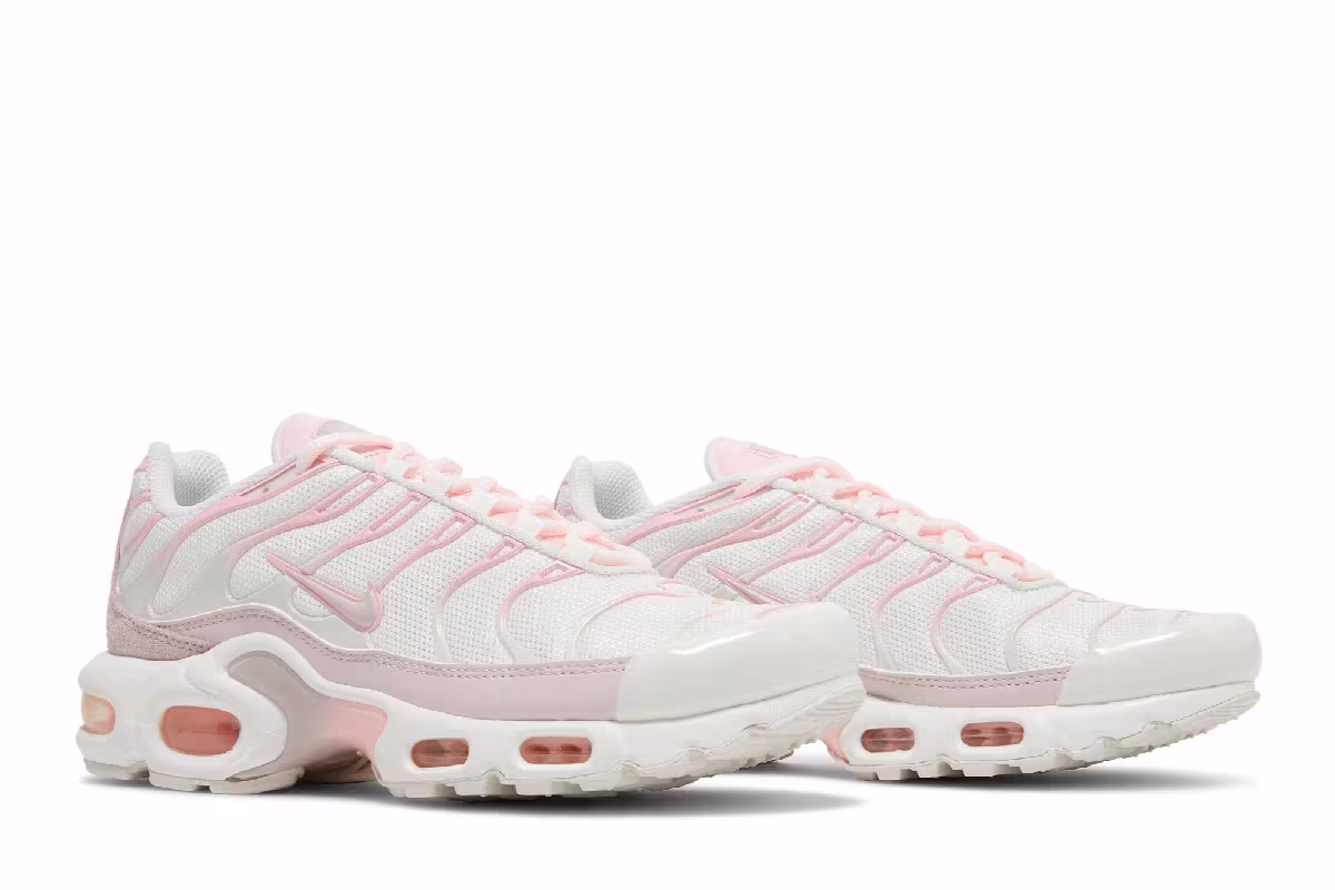 Nike Women's Air Max Plus Summit White Barely Rose, view 9