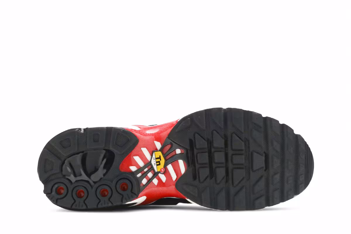 Nike Women's Air Max Plus TN Black Red, view 5
