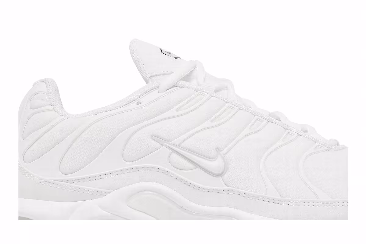 Nike Women's Air Max Plus All White, view 3