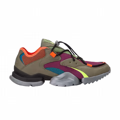 Reebok Run.R 96 TR 'Modern Olive Orange Lime'