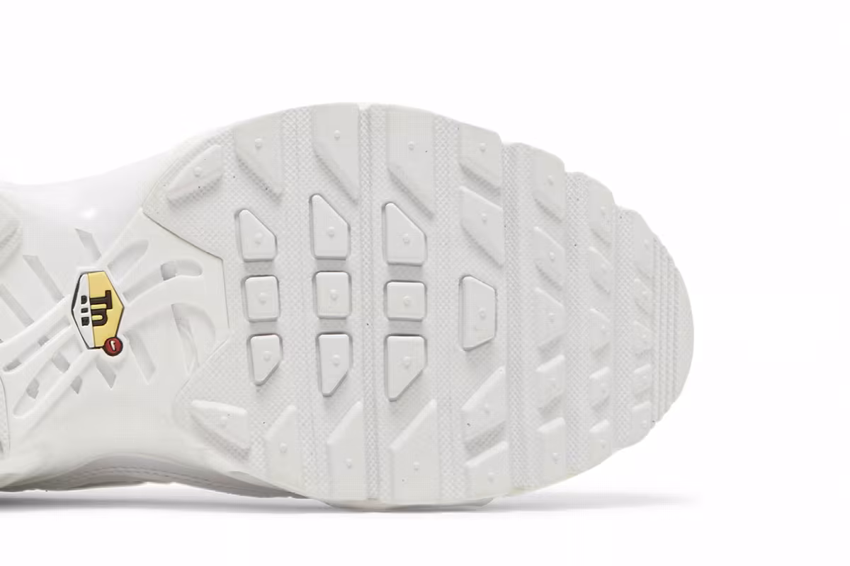 Nike Air Max Plus GS White Metallic Silver, view 6