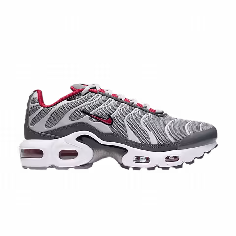 Nike Air Max Plus GS 'Particle Grey University Red'