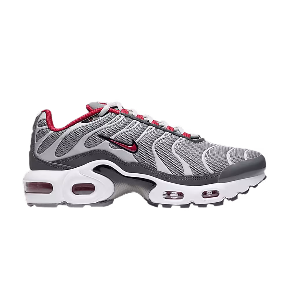 Nike Air Max Plus GS Particle Grey University Red