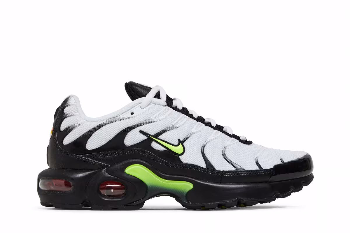 Nike Air Max Plus RF GS White Volt, view 2